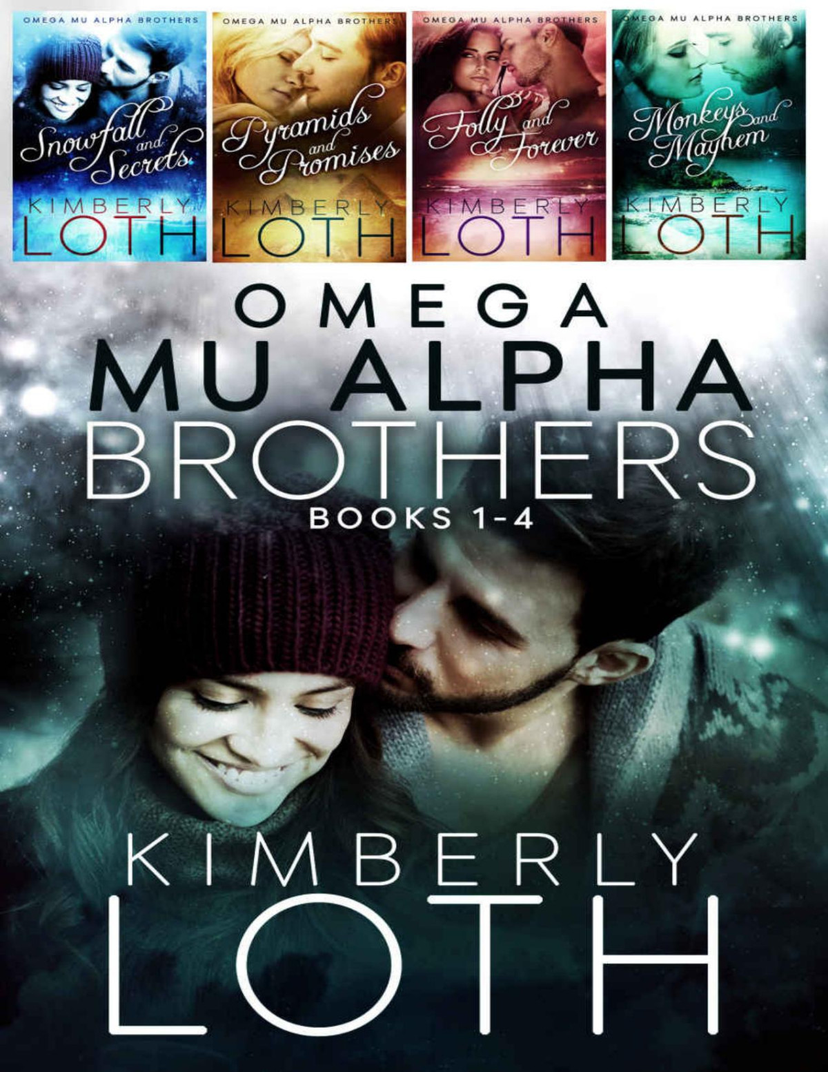 Omega Mu Alpha Box Setbooks 14 Snowfall And Secrets Pyramids And Promises Folly And Forever Monkeys And Mayhem Kimberly Loth