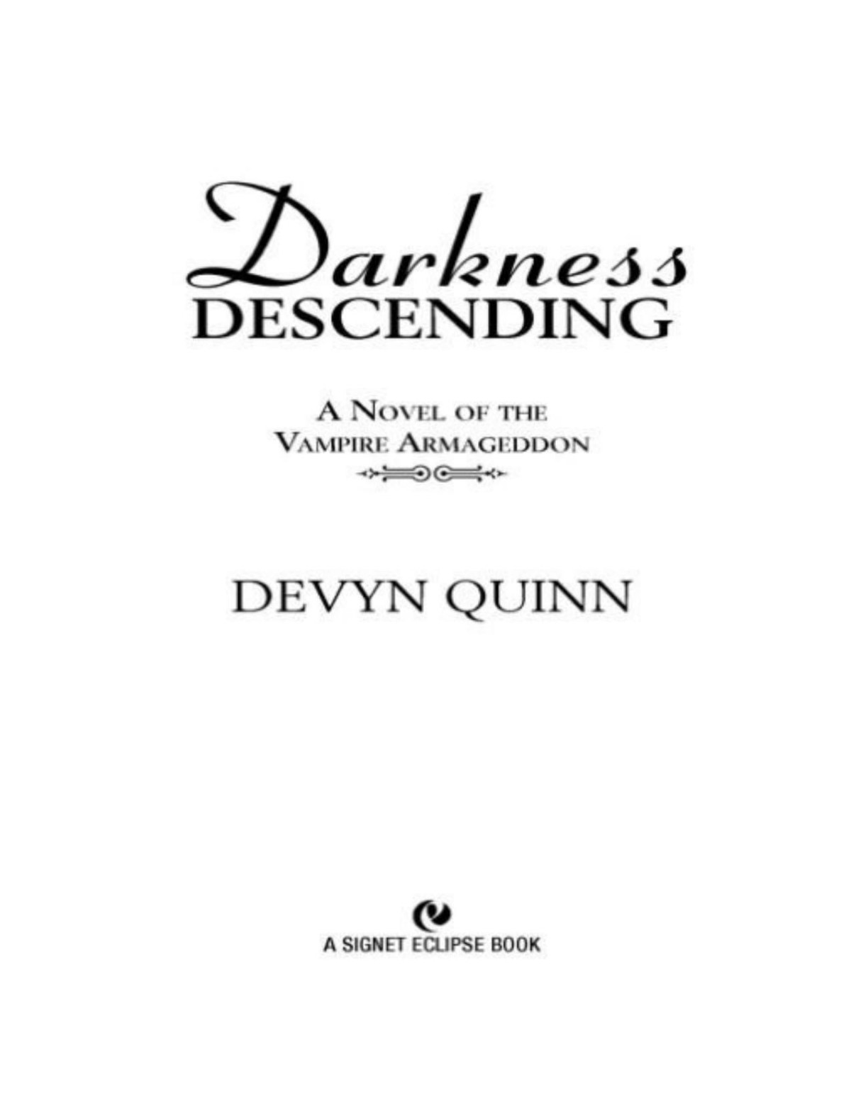 Darkness Descending Quinn Devyn