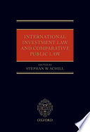International Investment Law And Comparative Public Law 1st Edition Schill