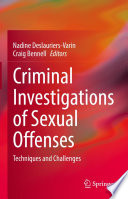 Criminal Investigations Of Sexual Offenses 2nd Edition Nina Simon