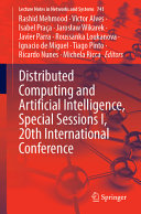 Distributed Computing And Artificial Intelligence Special Sessions I 20th International Conference 1st Edition Rashid Mehmood