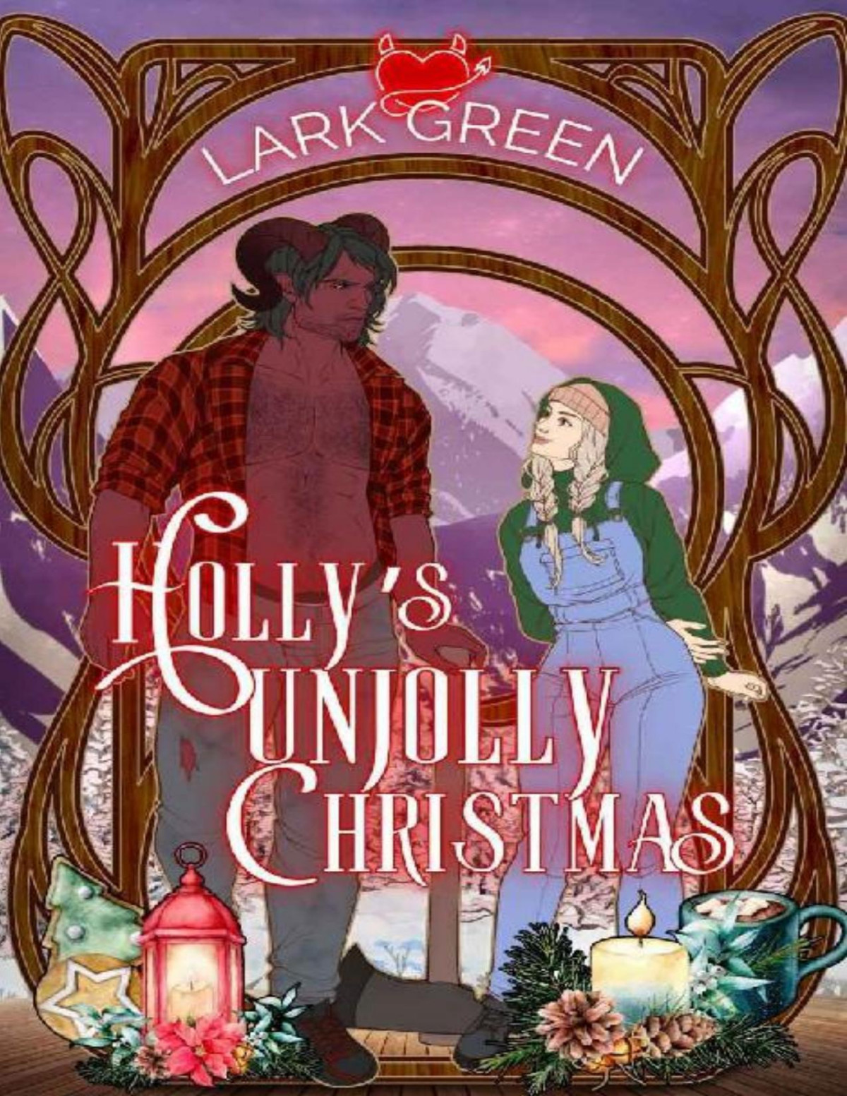 Hollys Unjolly Christmas Horned Up For The Holidays Lark Green
