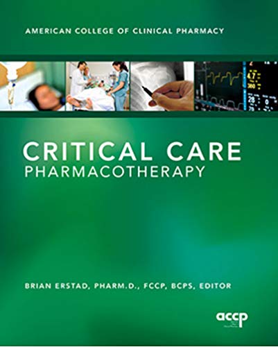 Critical Care Pharmacotherapy Brian Erstad