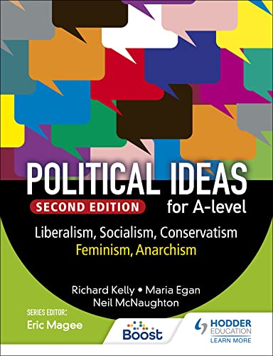 Political Ideas For Alevel Liberalism Socialism Conservatism Feminism Anarchism 2nd Edition Richard Kelly