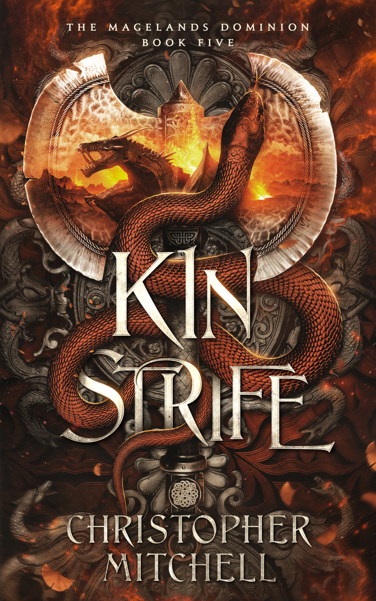 Kin Strife An Epic Fantasy Adventure The Magelands Dominion Book 5 Christopher Mitchell