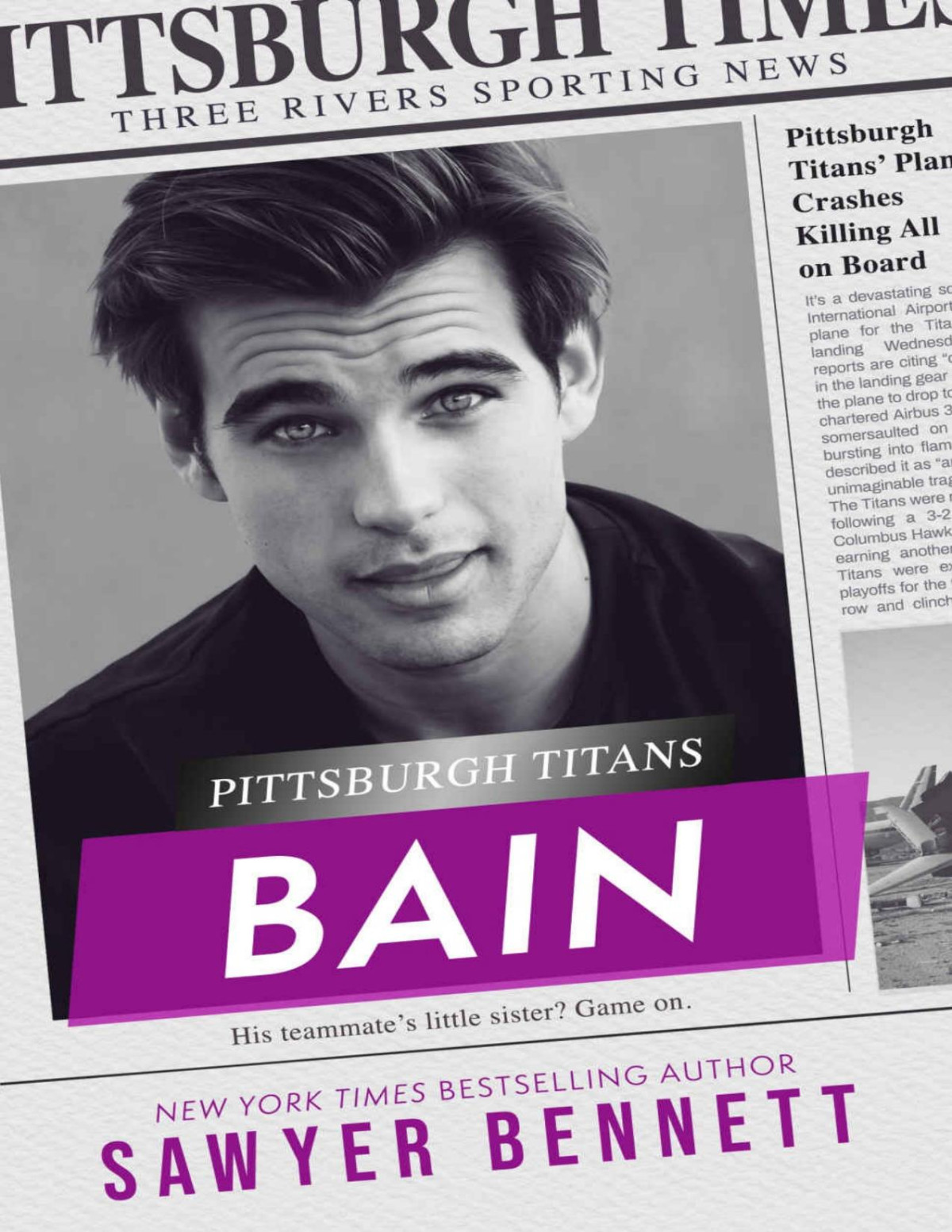 Bain A Pittsburgh Titans Novel Sawyer Bennett