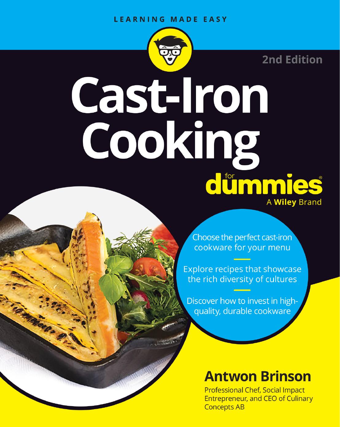Castiron Cooking For Dummies 2nd Edition 2nd Antwon Brinson