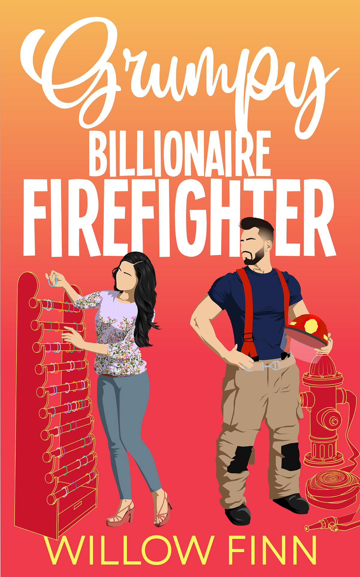 Grumpy Billionaire Firefighter An Enemies To Lovers Stuck Together Romance The Delaney Brothers Series Book 3 Willow Finn