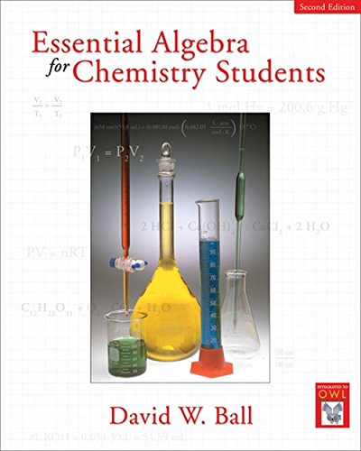 Essential Algebra For Chemistry Students 2nd Edition 2nd Edition Ball
