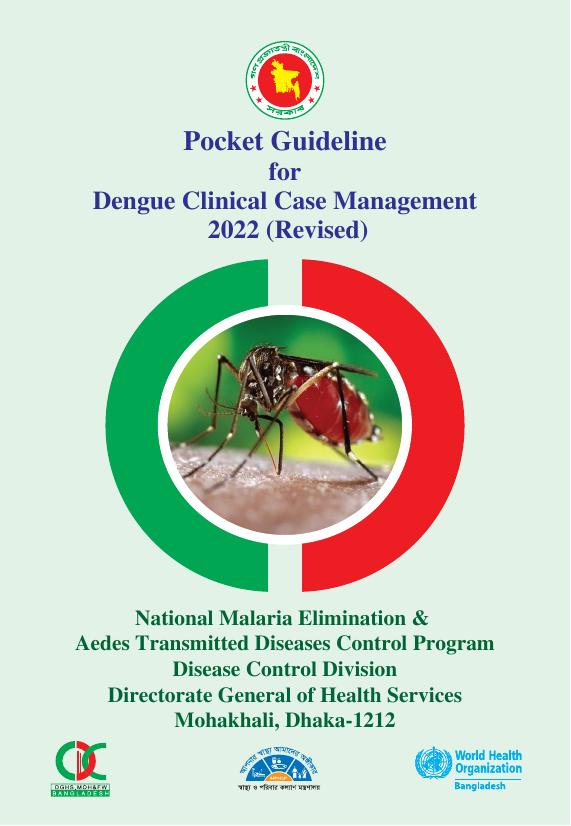 Pocket Guideline For Dengue Case Management 2022 Revised Prof Quazi Tarikul Islam