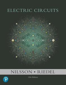 Electric Circuits 12e 12th James Nilsson Susan Riedel