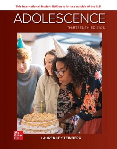 Ise Adolescence 13th Edition 13th Steinberg Laurence