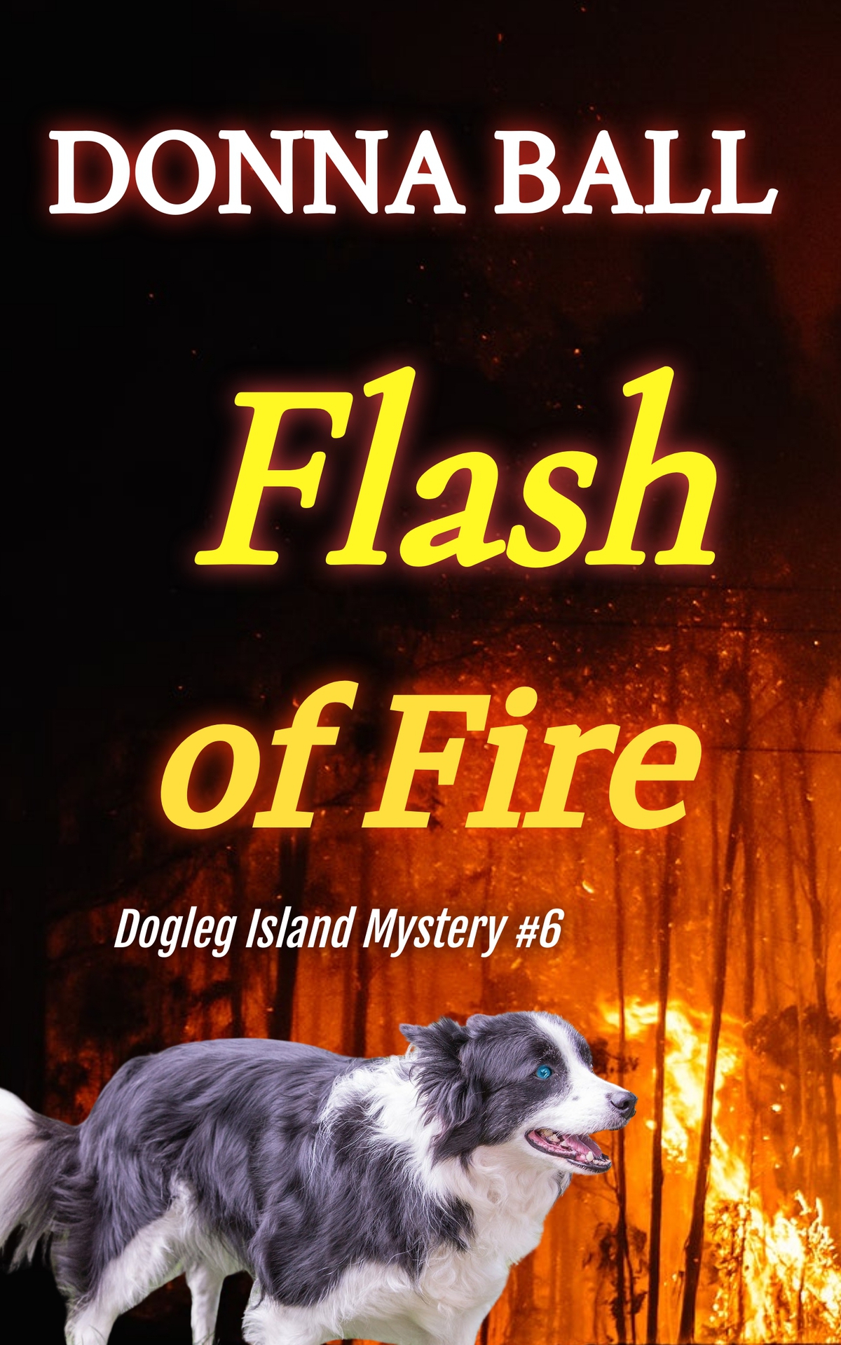 Flash Of Fire Dogleg Island Mystery 06 Donna Ball