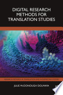 Digital Research Methods For Translation Studies Julie Mcdonough Dolmaya