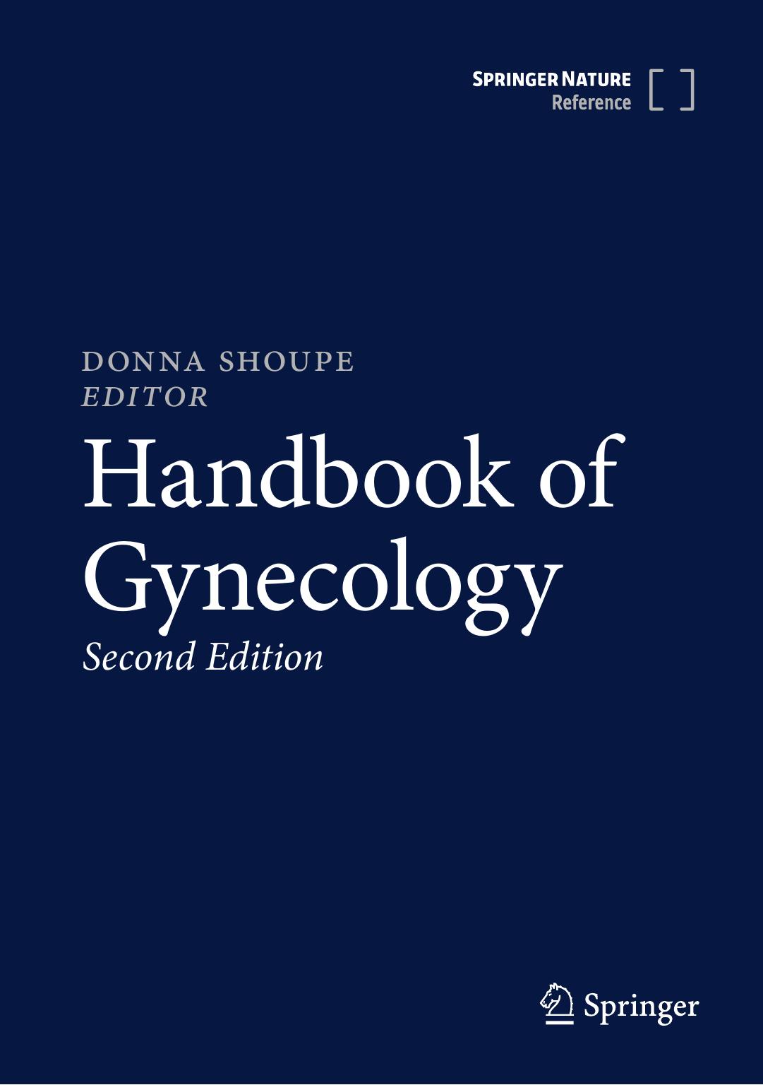 Handbook Of Gynecology 2nd Donna Shoupe Editor