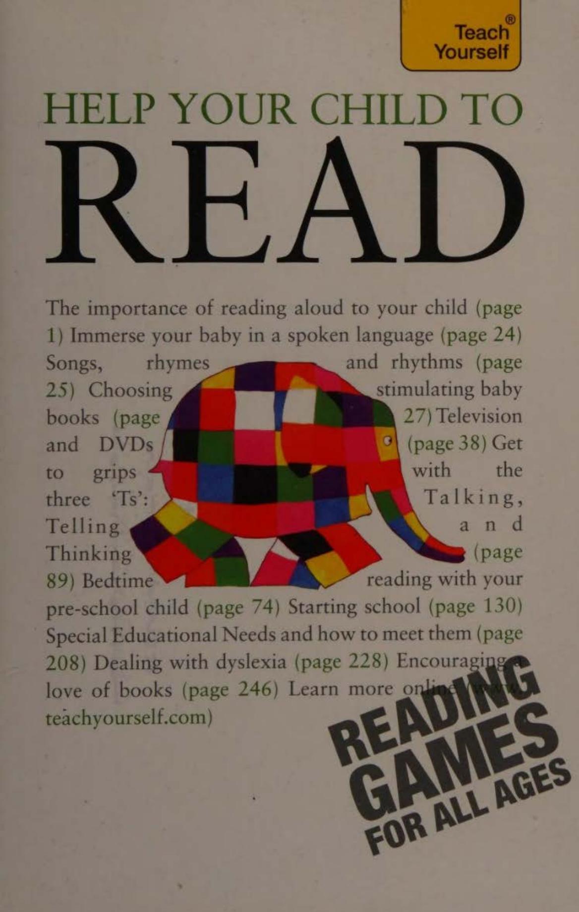 Teach Yourself Help Your Child To Read 2010 Teach Yourself General Dee Reid