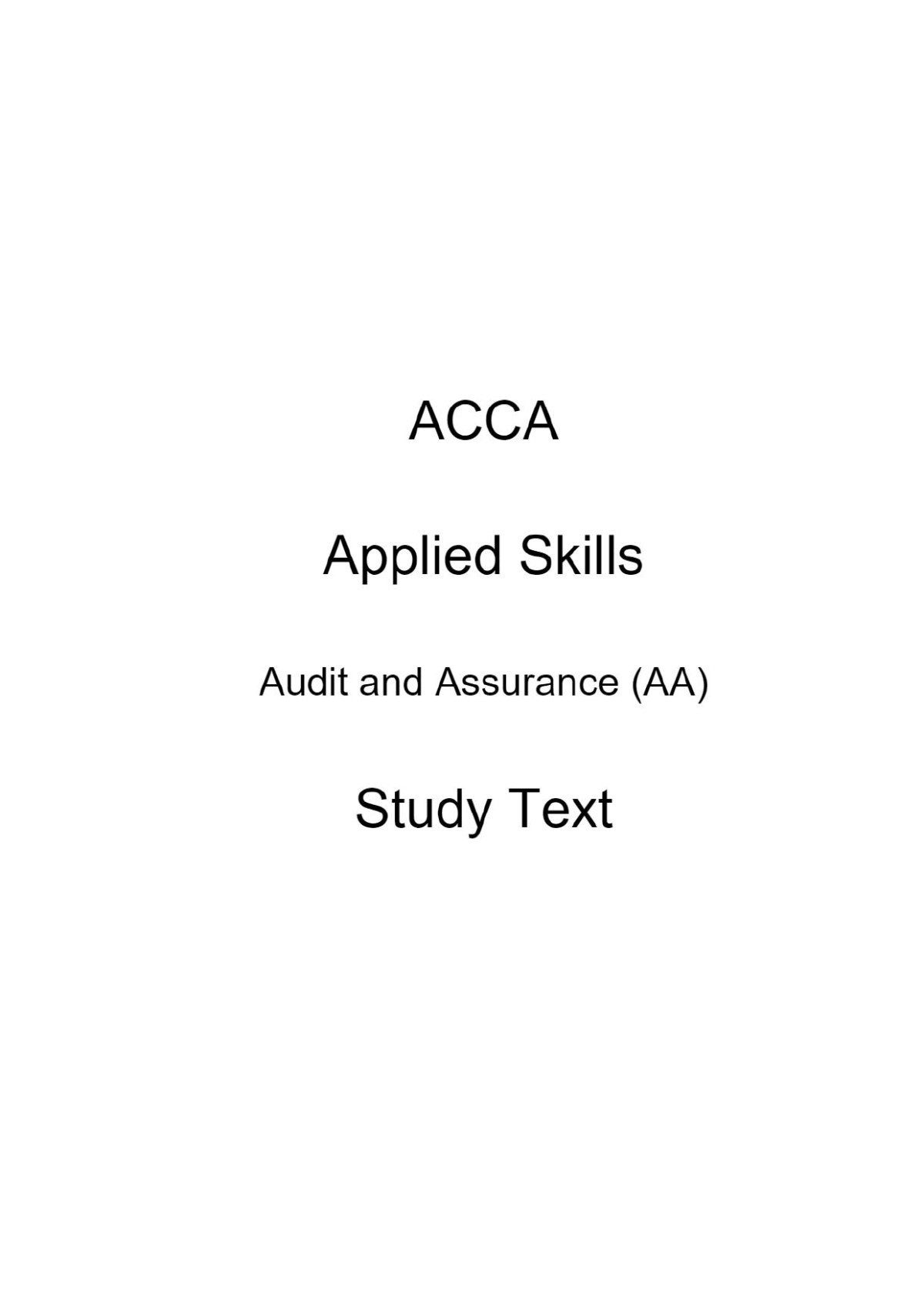 Acca Audit And Assurance Kaplan 2024 Kaplan