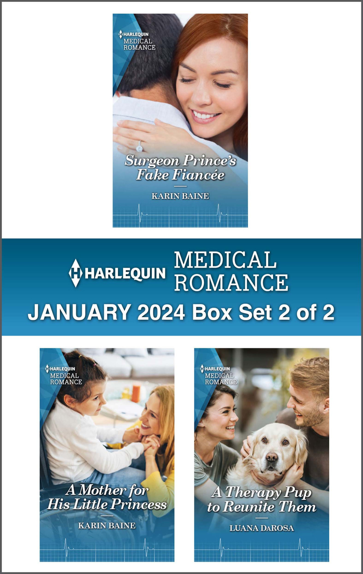Harlequin Medical Romance January 2024box Set 2 Of 2 1st Edition Karin Baine