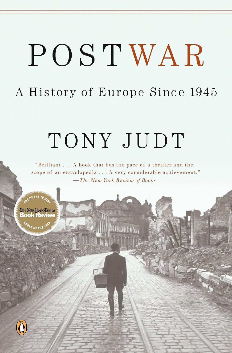 Postwar A History Of Europe Since 1945 Tony Judt