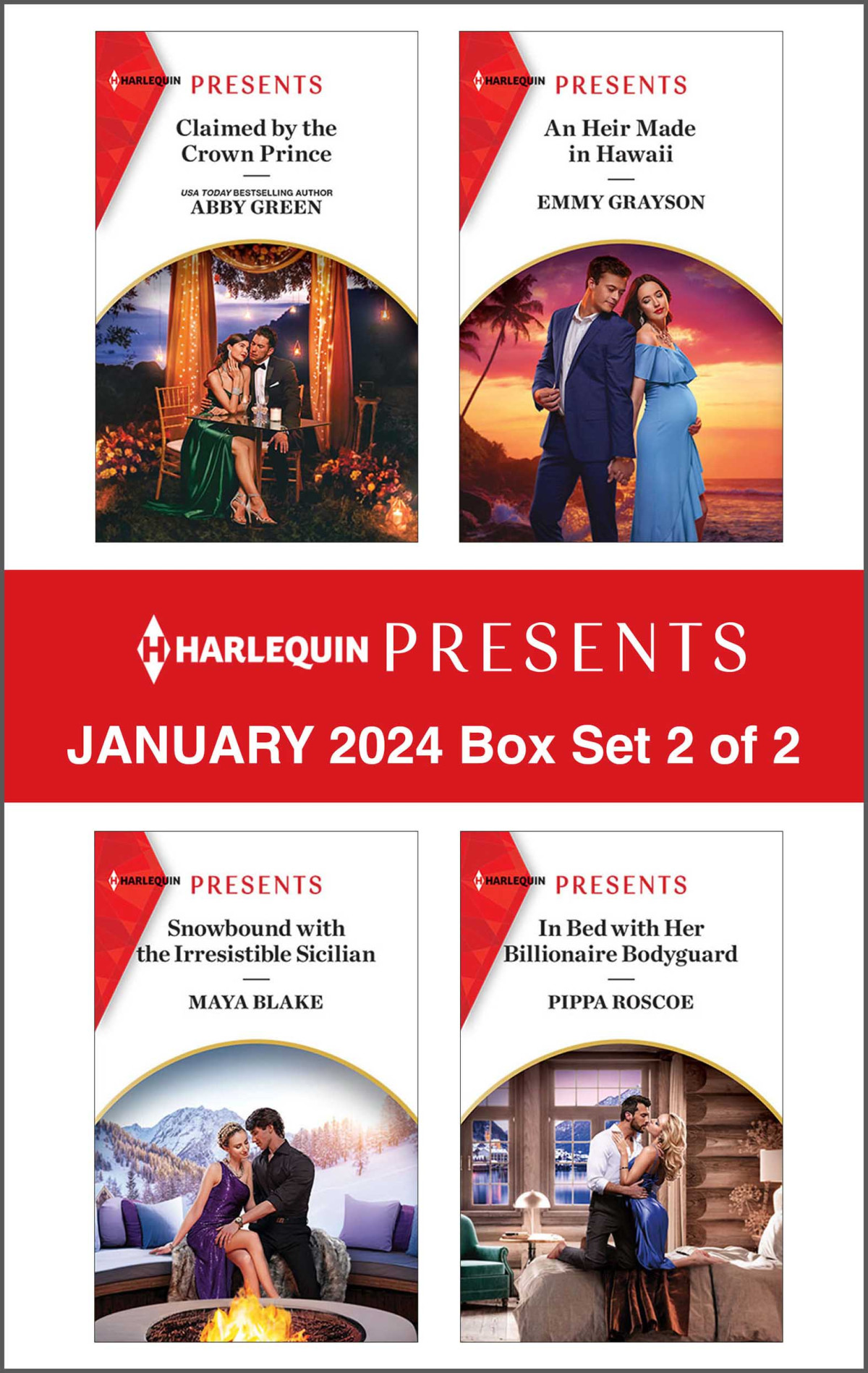 Harlequin Presents January 2024box Set 2 Of 2 Abby Green