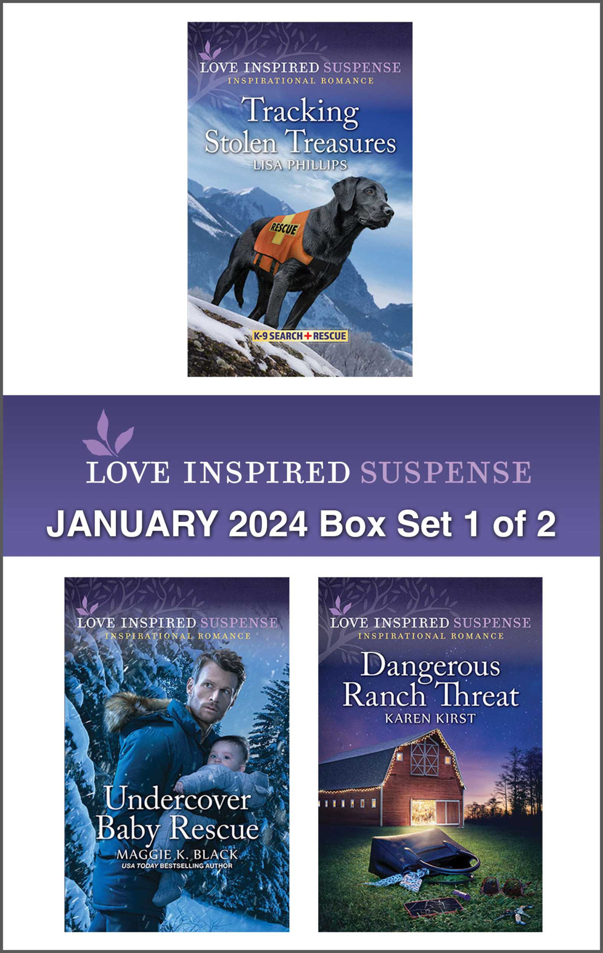 Love Inspired Suspense January 2024 Box Set 1 Of 2 Lisa Phillips