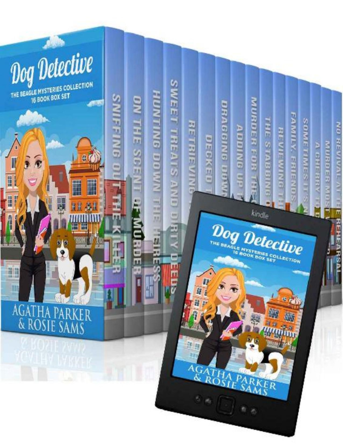 Dog Detective The Beagle Mysteries Collection 16 Book Box Set Agatha Parker Rosie Sams