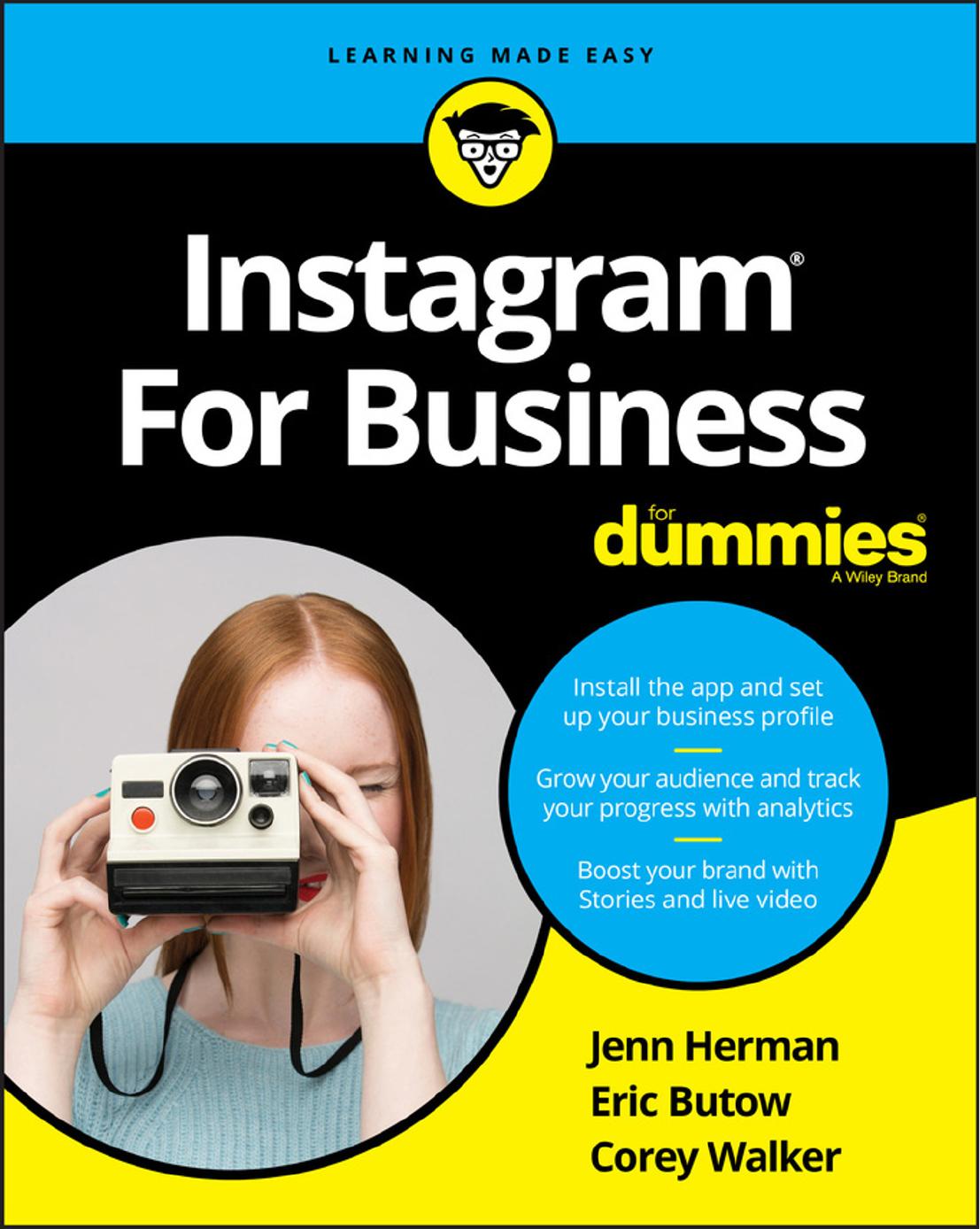 Instagram For Business For Dummies 1st Jenn Herman Eric Butow Corey Walker