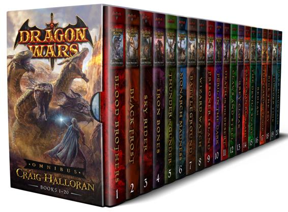 Dragon Wars Omnibus 20book Collection Epic Fantasy Adventure Series Craig Halloran