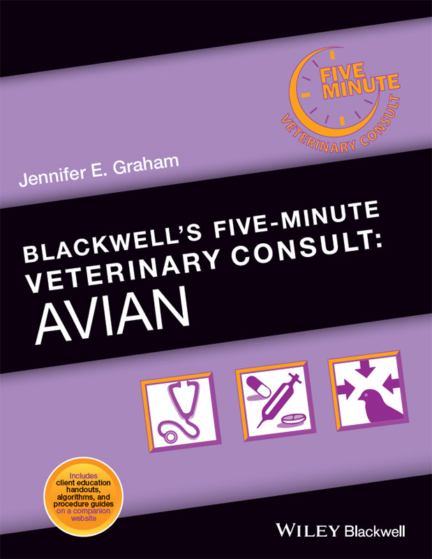 Blackwells Fiveminute Veterinary Consult Avian 1st Edition Jennifer E Graham