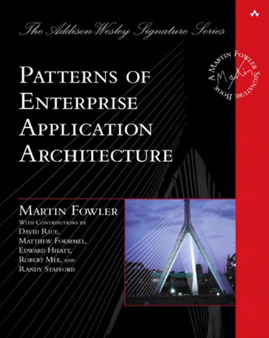 Patterns Of Enterprise Application Architecture Martin Fowler