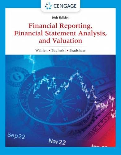 Financial Reporting Financial Statement Analysis And Valuation 10e 10th James M Wahlen