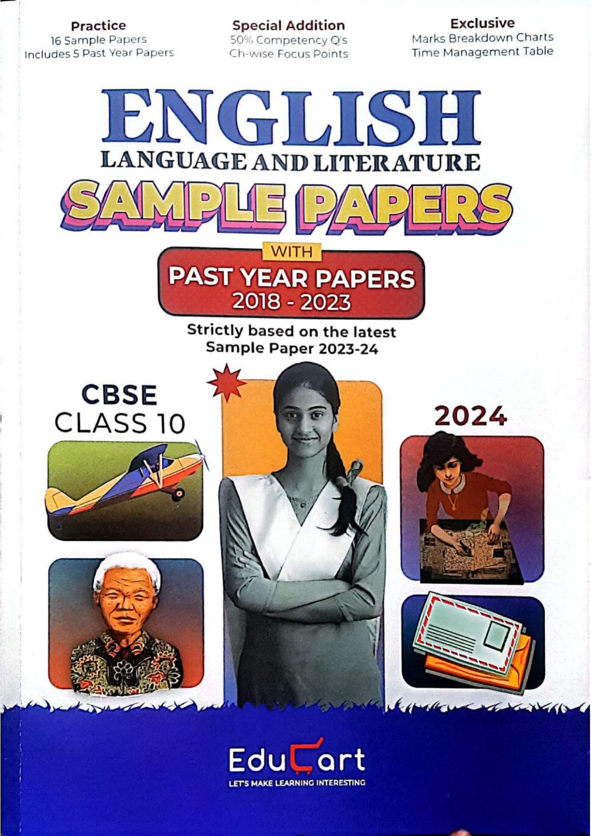 Educart Cbse English Language And Literature Class 10 Sample Paper 202324 Introducing Revision Maps And Past Year Papers 2024 202324 Educart