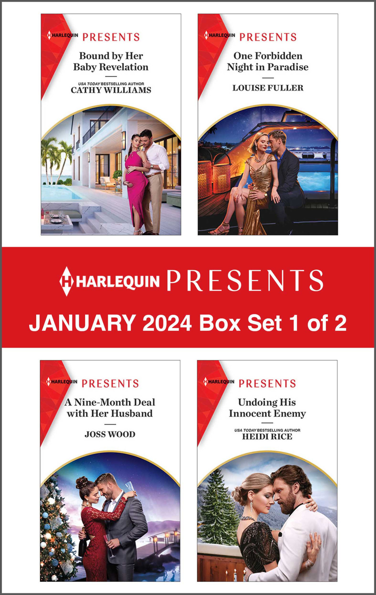 Harlequin Presents January 2024box Set 1 Of 2 Cathy Williams