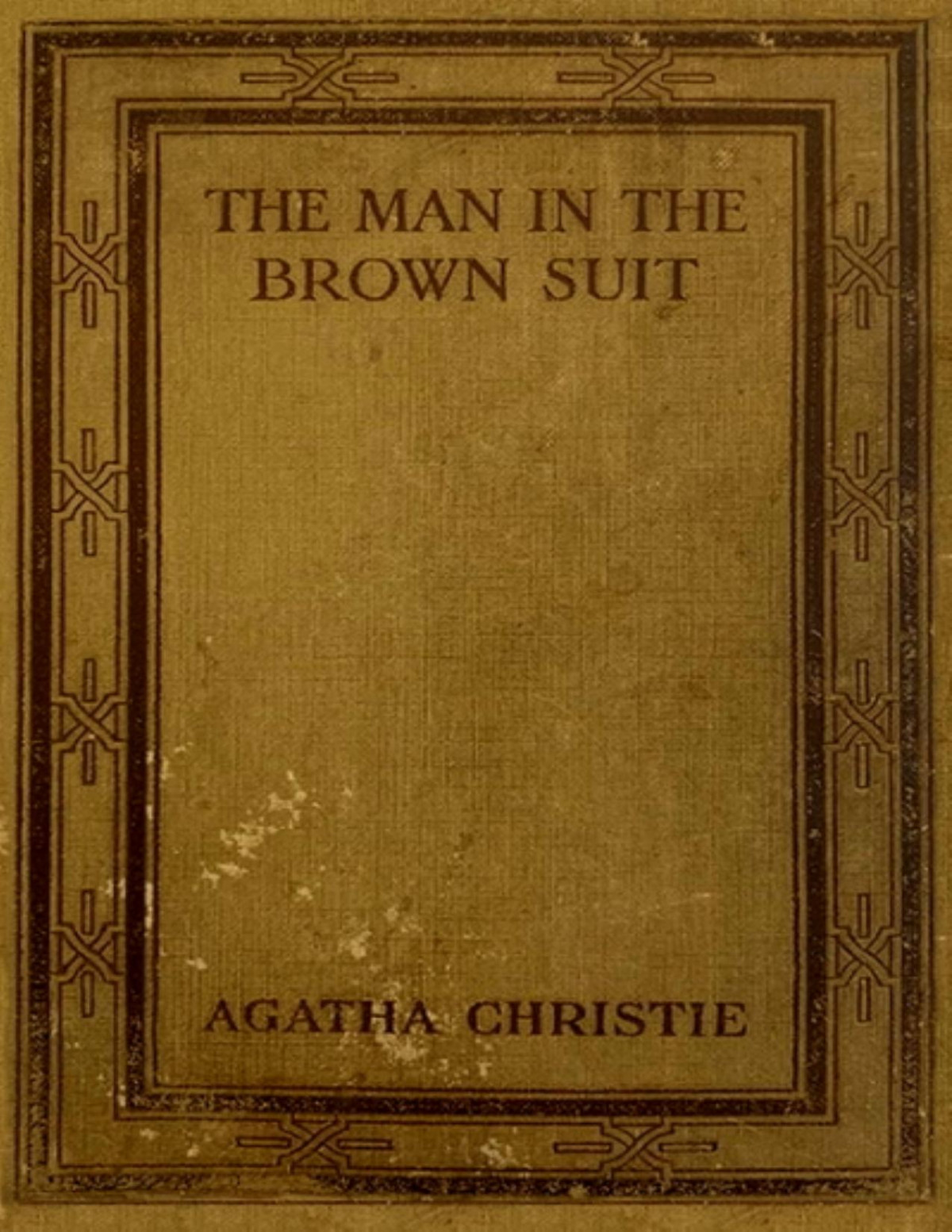 The Man In The Brown Suit Agatha Christie