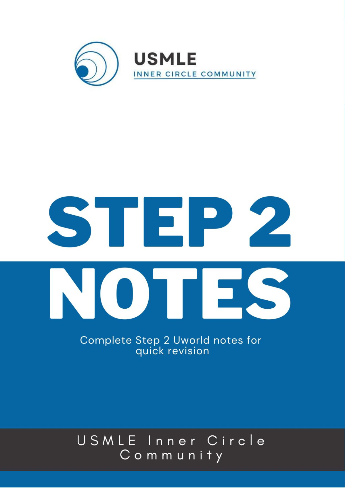 Step 2 Notes Complete Step 2 Uworld Notes For Quick Revision Usmle Inner Circle Community