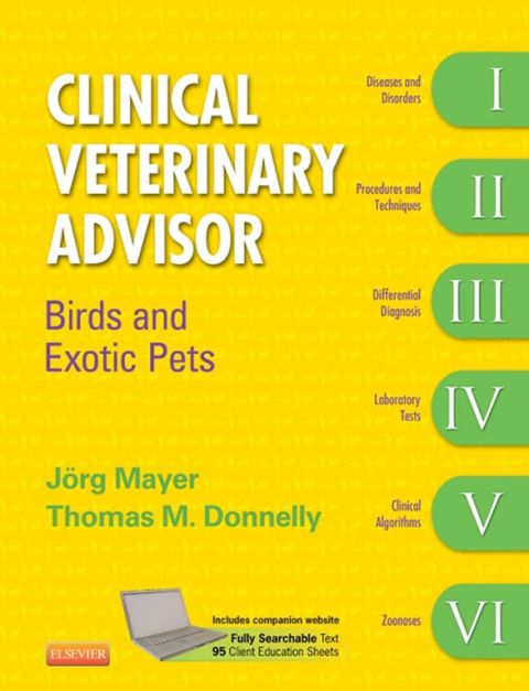 Clinical Veterinary Advisor Birds And Exotic Pets 1st Edition Mayer