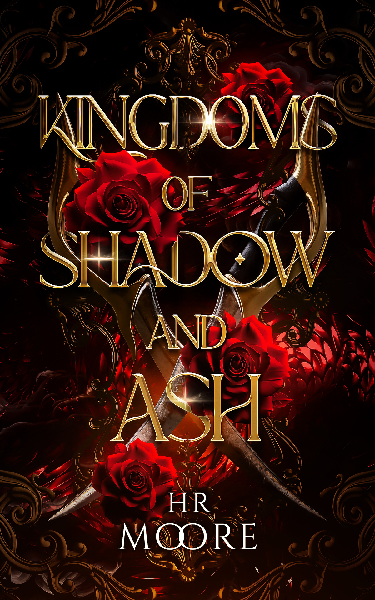 Kingdoms Of Shadow And Ash A Dragon Fantasy Romance Hr Moore