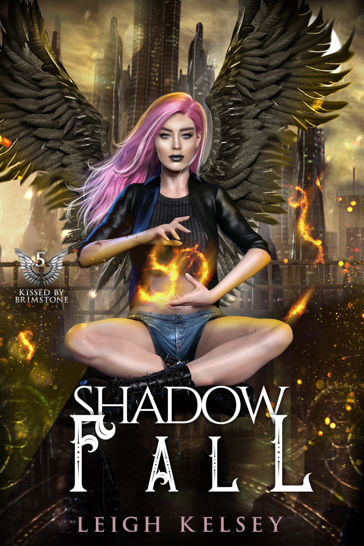 Shadow Fall Part One A Twisted Paranormal Fated Mates Romance Kissed By Brimstone Book 5 Leigh Kelsey