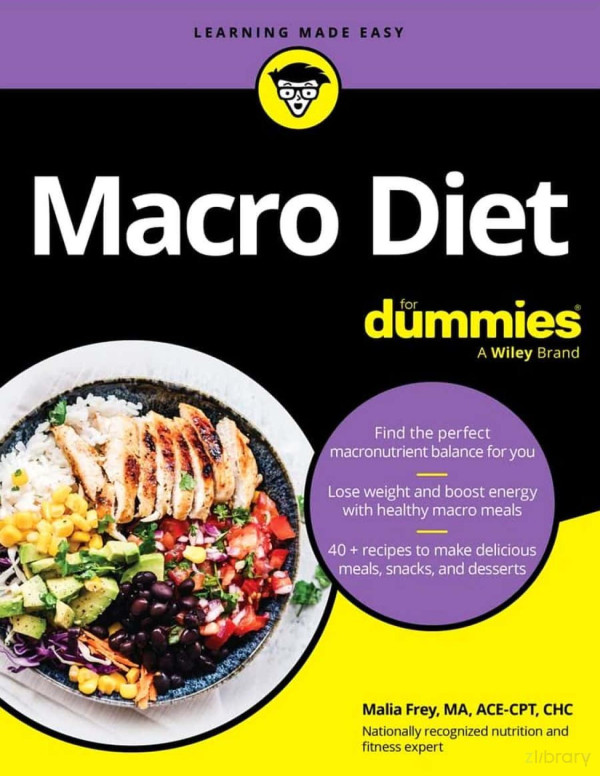 Macro Diet For Dummies 1st Malia Frey