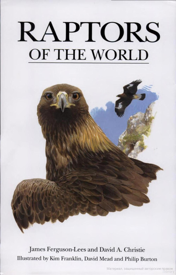 Raptors Of The World A Field Guide New Ed Fergusonlees James Christie