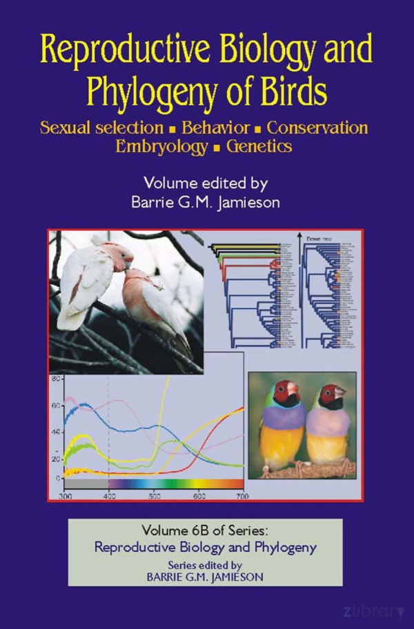 Reproductive Biology And Phylogeny Of Birds Part B Sexual Selection Behavior Conservation Embryology And Genetics 1st Edition Barrie G M Jamieson