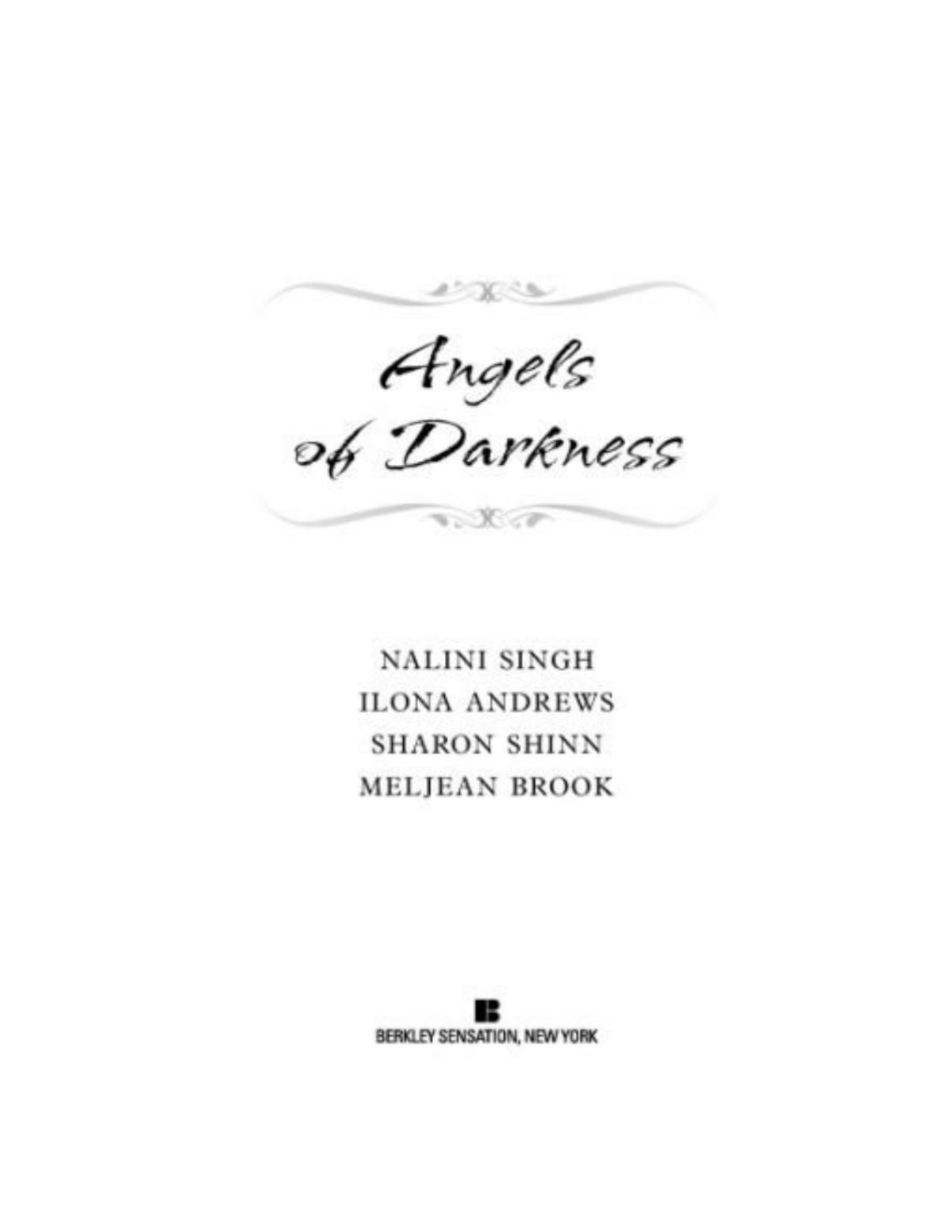 Angels Of Darkness Ilona Andrews