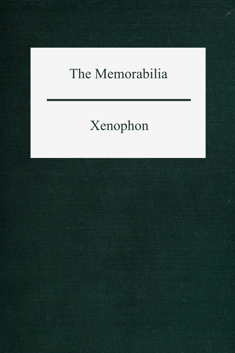The Memorabilia Xenophon