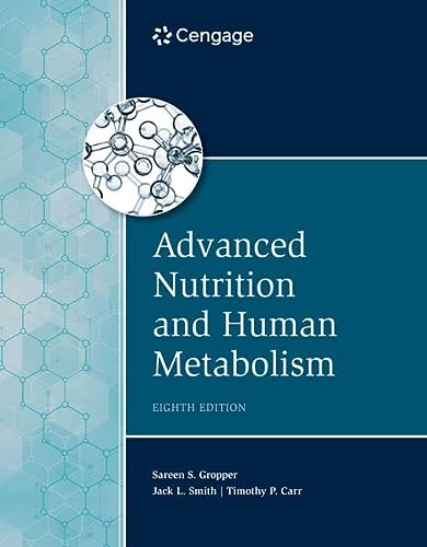 Advanced Nutrition And Human Metabolism Mindtap Course List 8th Edition Gropper