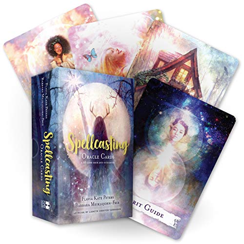Spellcasting Oracle Cards Guidebook Peters Flavia Kate Meiklejohnfree
