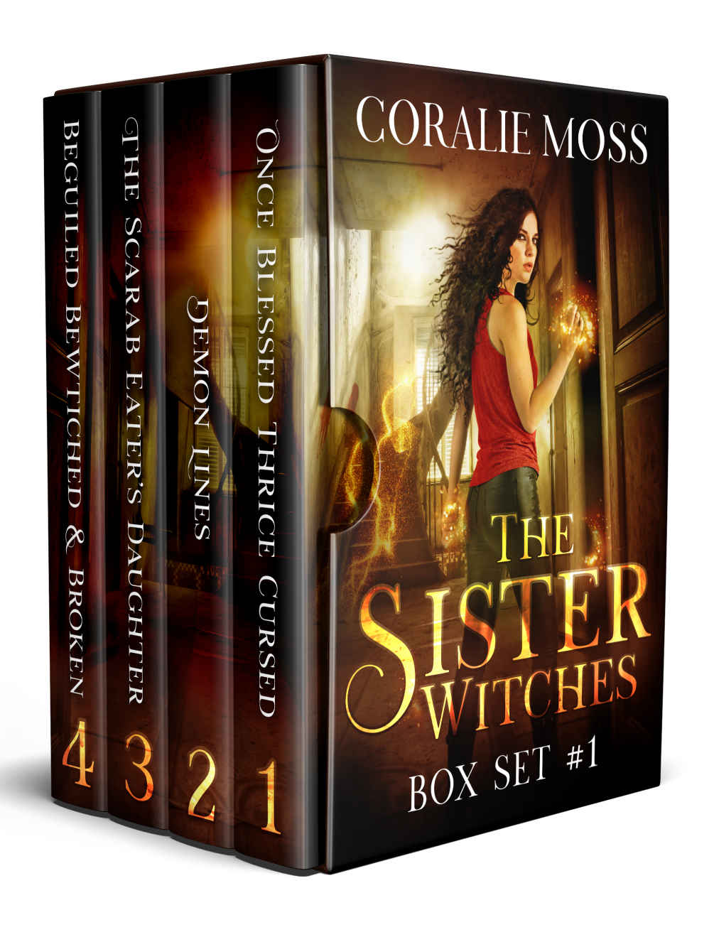 The Sister Witches Urban Fantasy Series Box Set 1 Coralie Moss