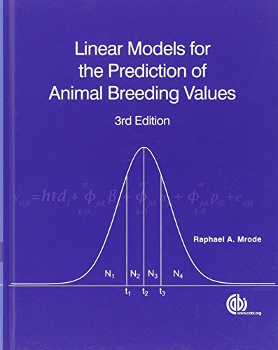 Linear Models For The Prediction Of Animal Breeding Values 3rd Edition Mrode