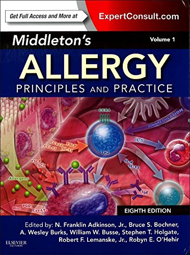 Middletons Allergy 2volume Set Principles And Practice Expert Consult 8th Edition Burks Md