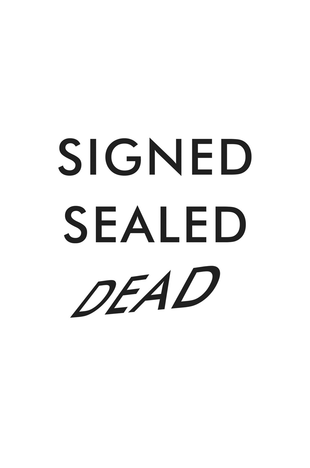 Signed Sealed Dead Cynthia Murphy