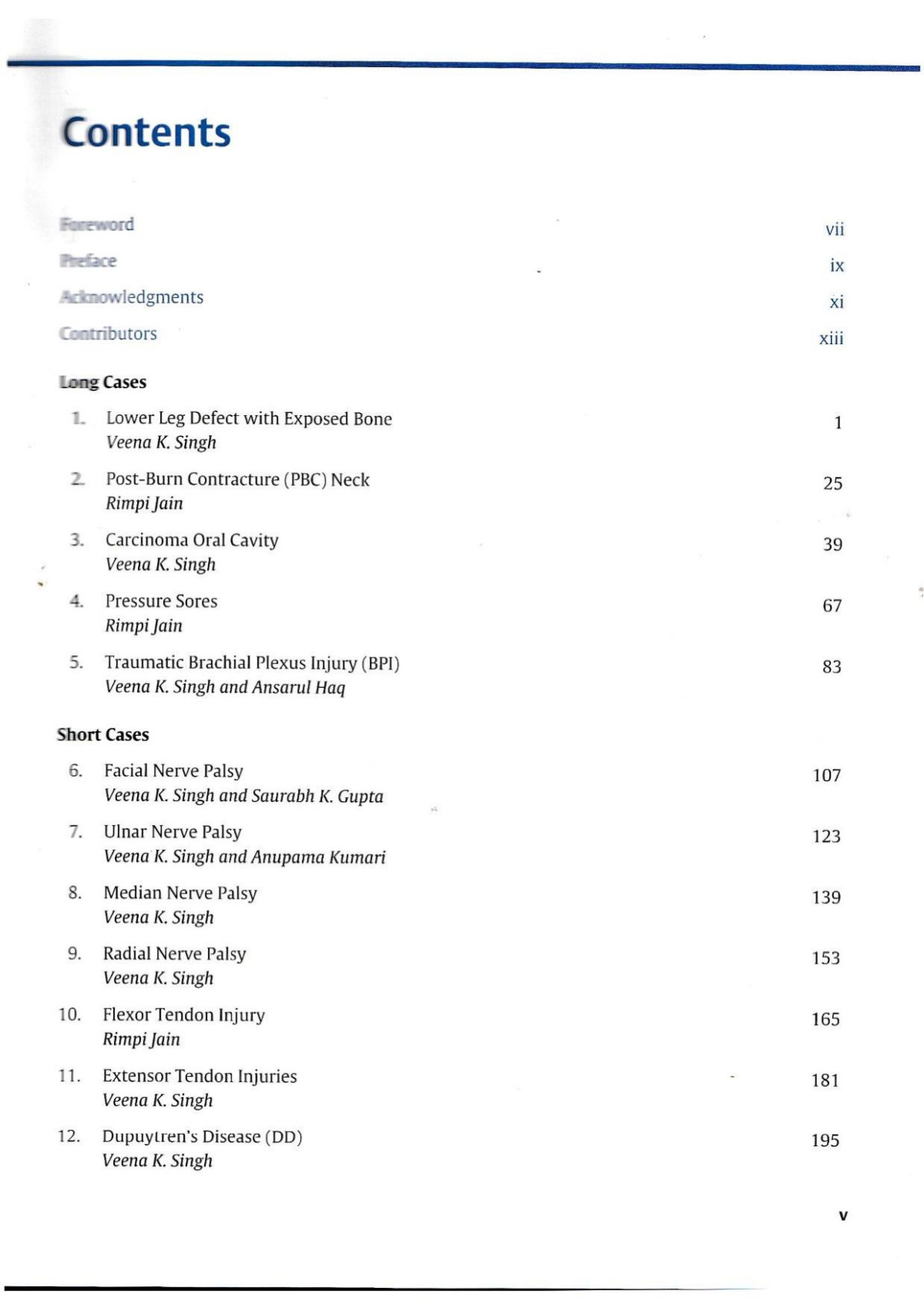 The Clinical Guide For Plastic And Reconstructive Surgery 1st Veena K Singh